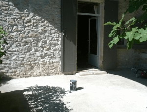 terrasse avant les travaux