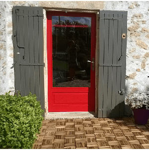 porte d'entrée vitrée 