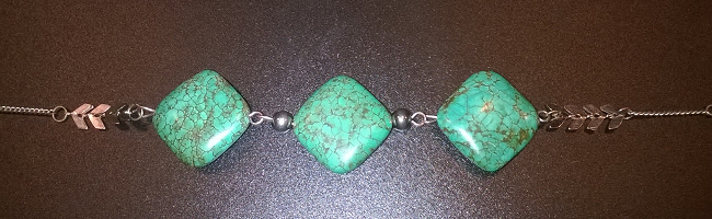 bracelet en turquoises du Népal