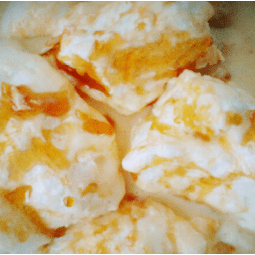 crème anglaise et œufs en neige