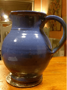 carafe d'eau sur la fleur de vie